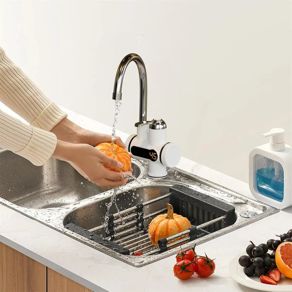 Grifo Calentador de Agua Eléctrico con Pantalla LED 🔥💧AquaHeat™